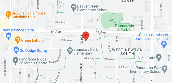map of 12444 63A AVENUE